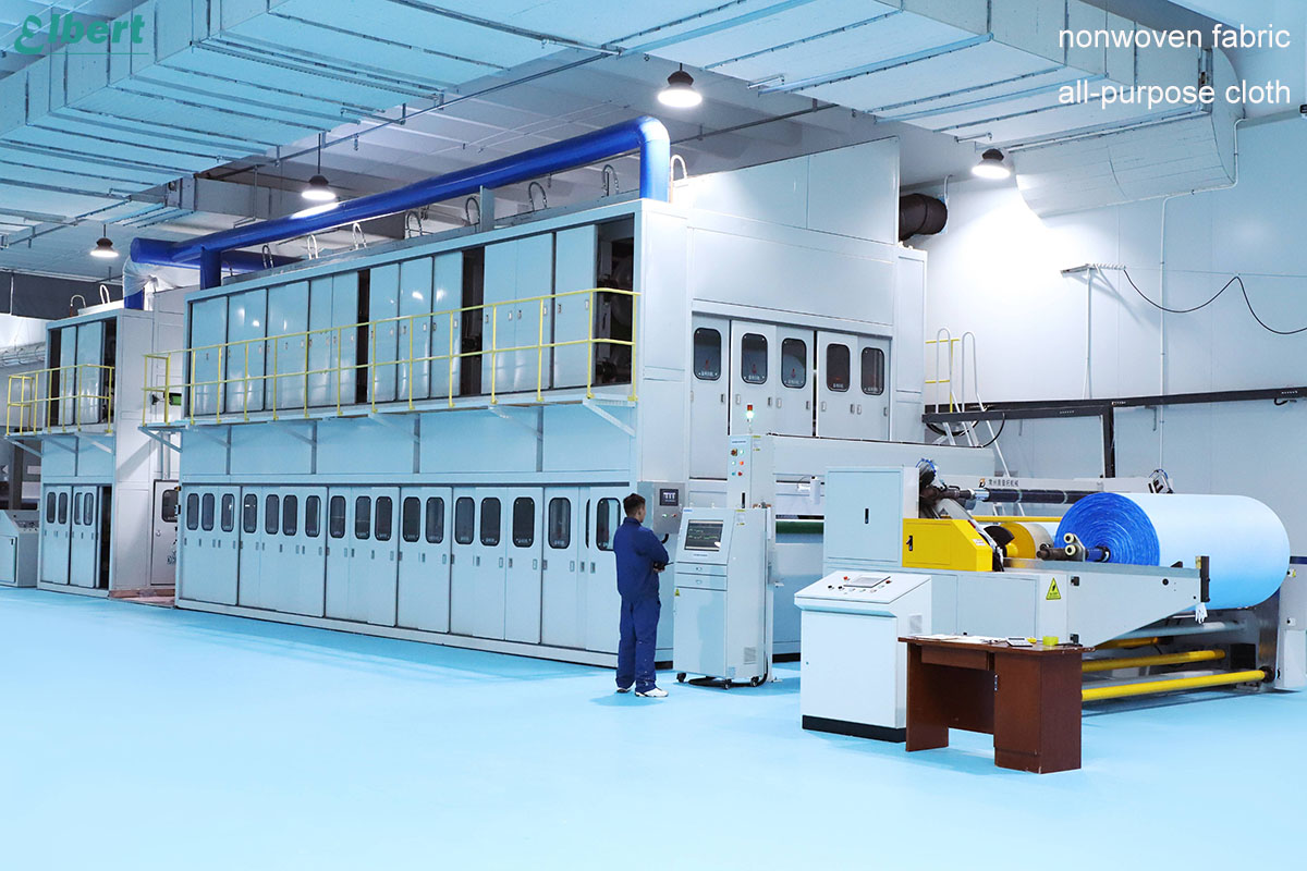 Fabricación para tela no tejida, toallitas de limpieza para el hogar, toallitas de limpieza industrial