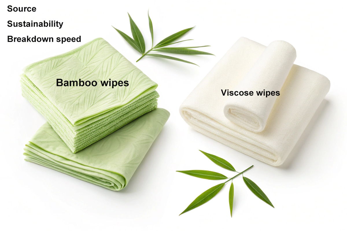 bambu vs lenços de viscose