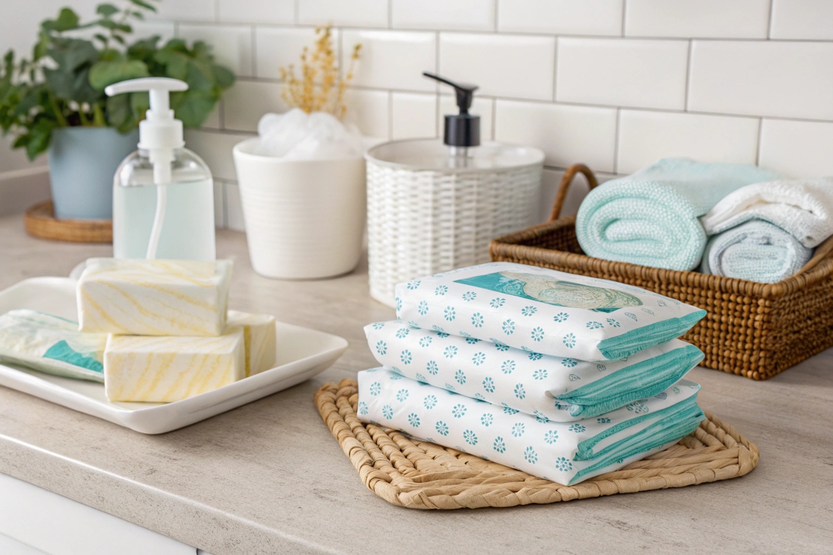 l&#39;uso delle salviette domestiche