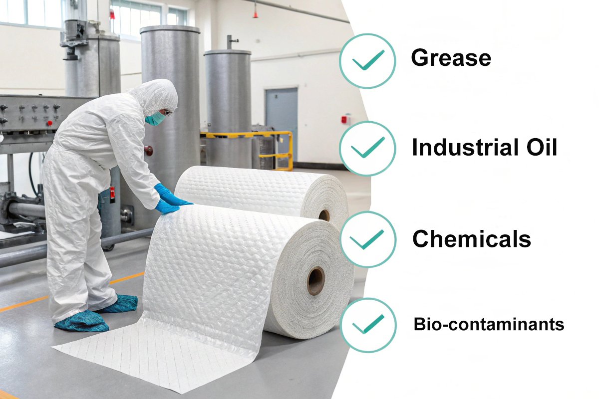 Uso delle salviette industriali