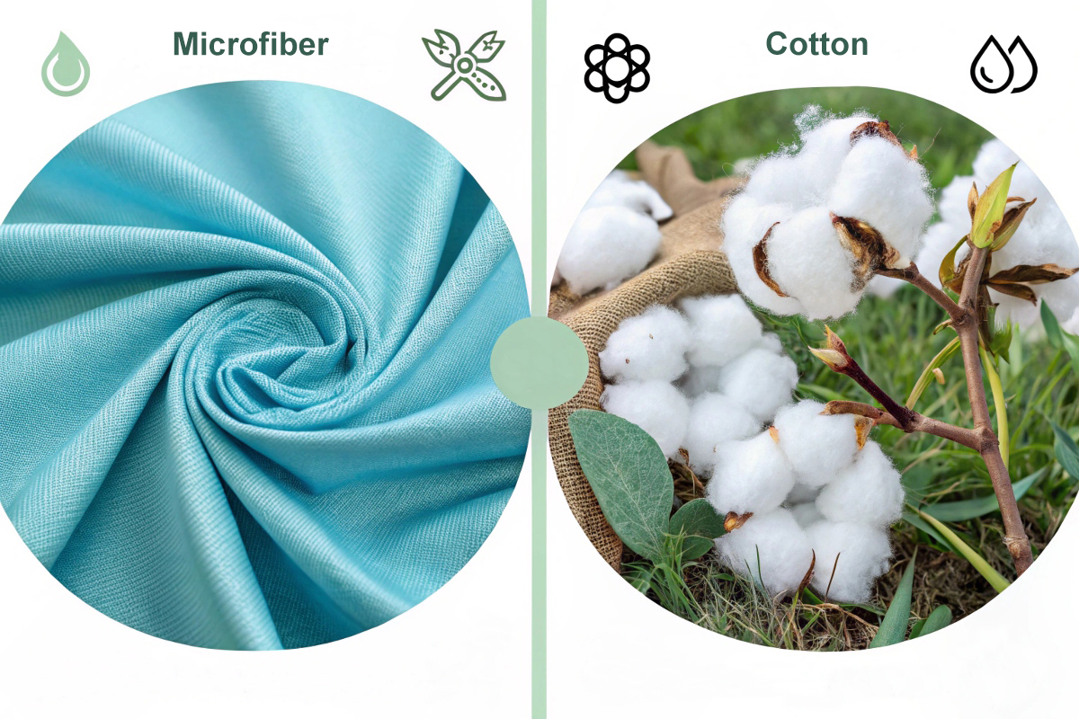 Comparación de ropa de cama de impacto ecológico