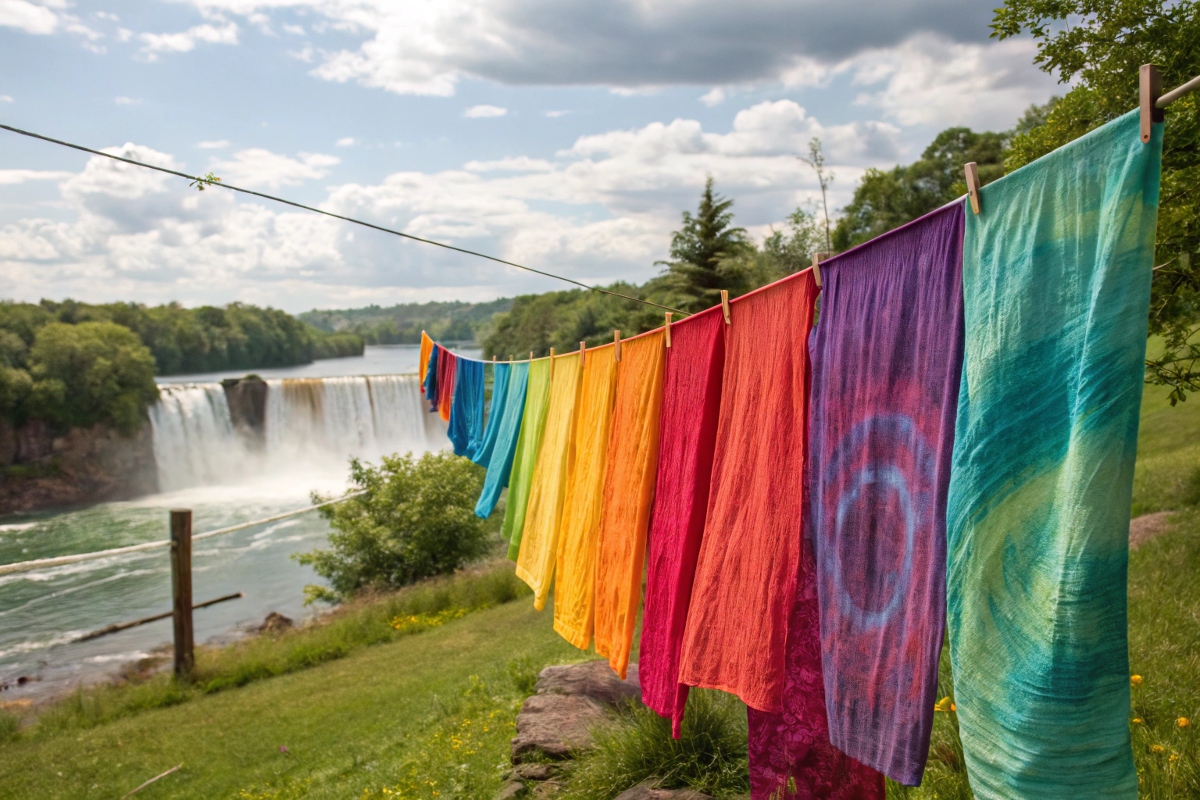 Tie Dye Rayon Steps