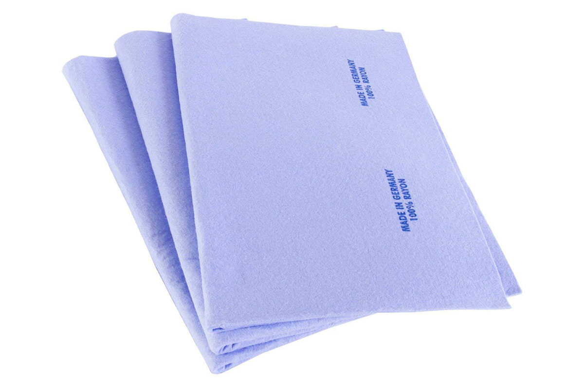 Shammy cloth automotive application