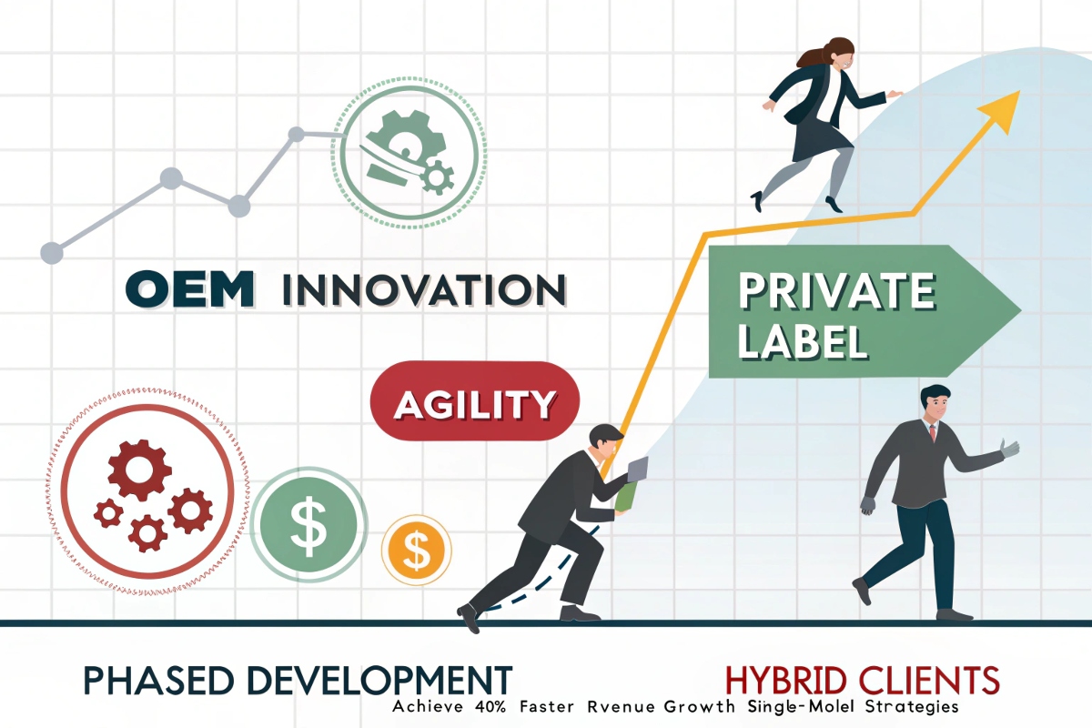 Hybrid manufacturing model