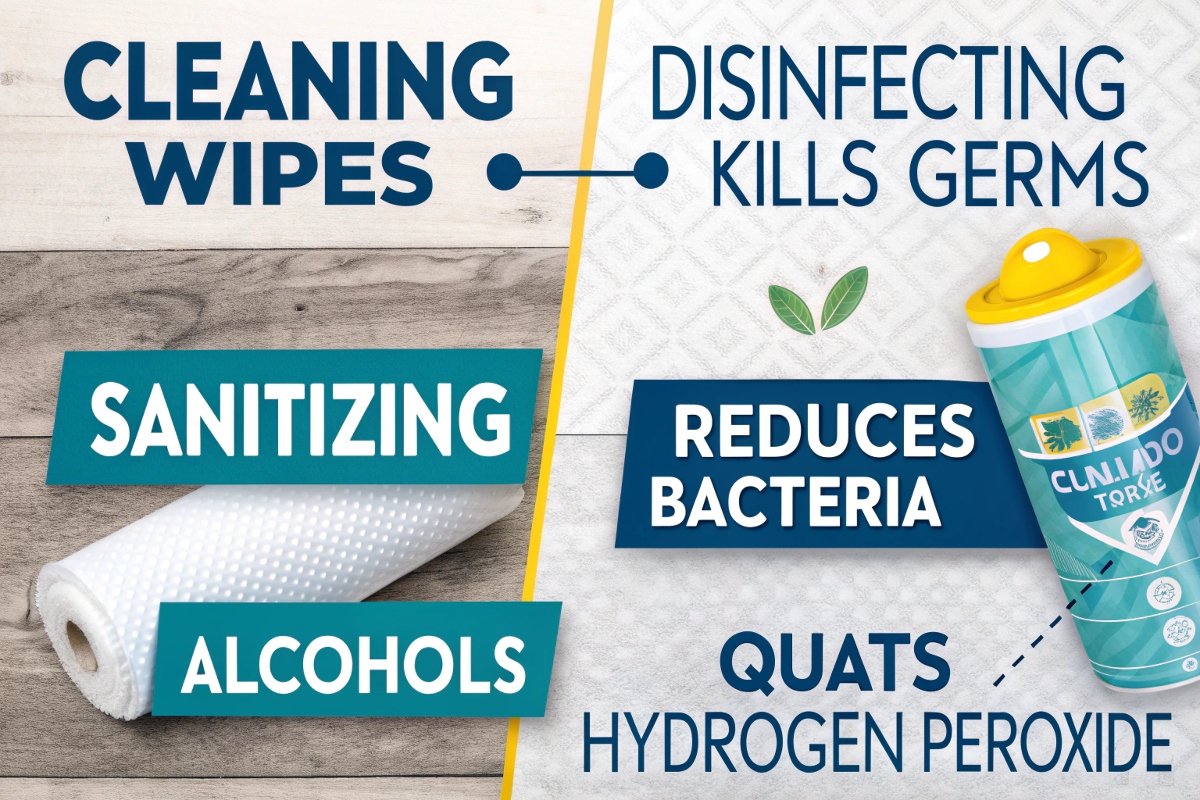 Comparaison des ingrédients des lingettes