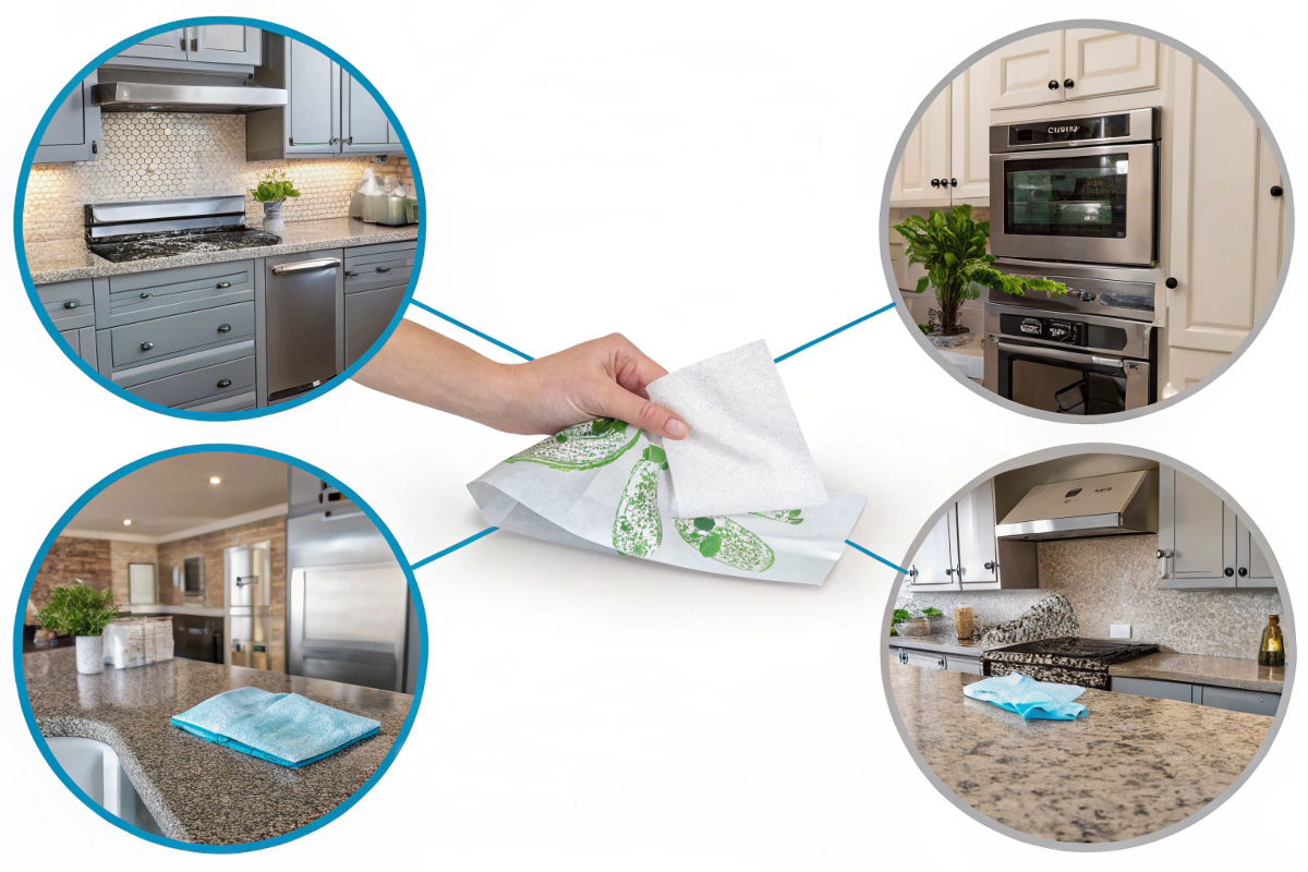 Infographie sur les avantages des lingettes