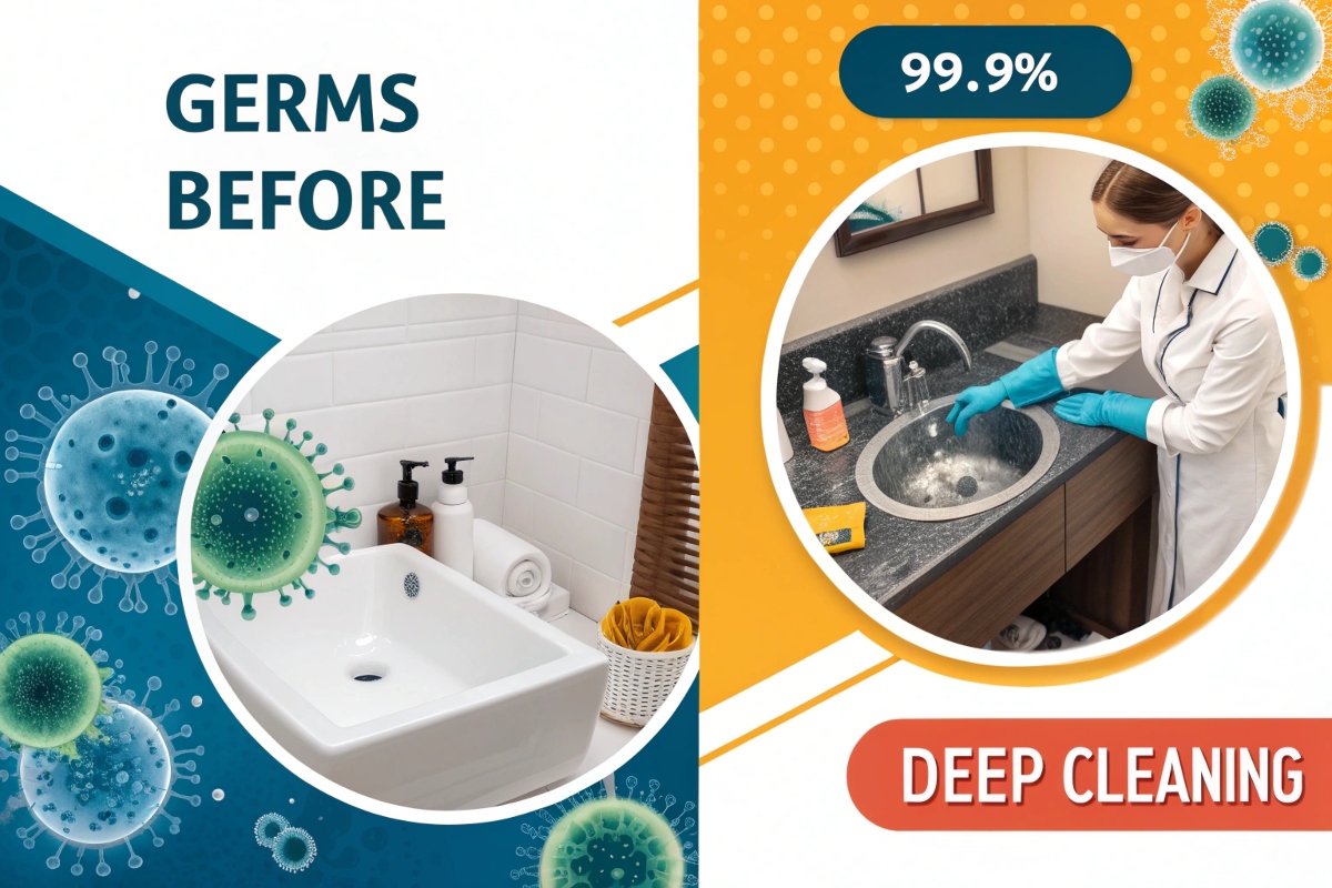 germ comparison infographic