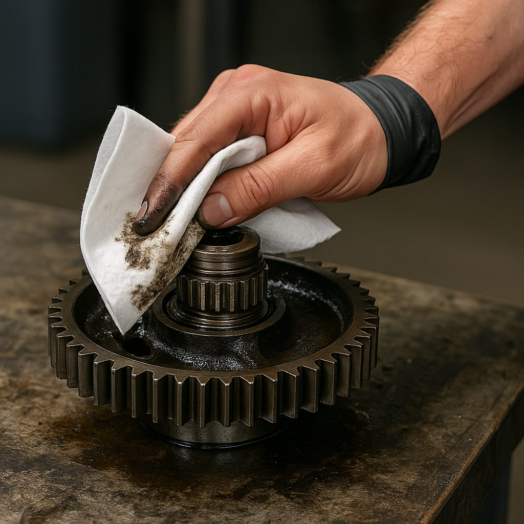 Cleaning the Gear Assembly