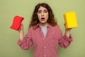 Les torchons et les lingettes de cuisine sont différents. 