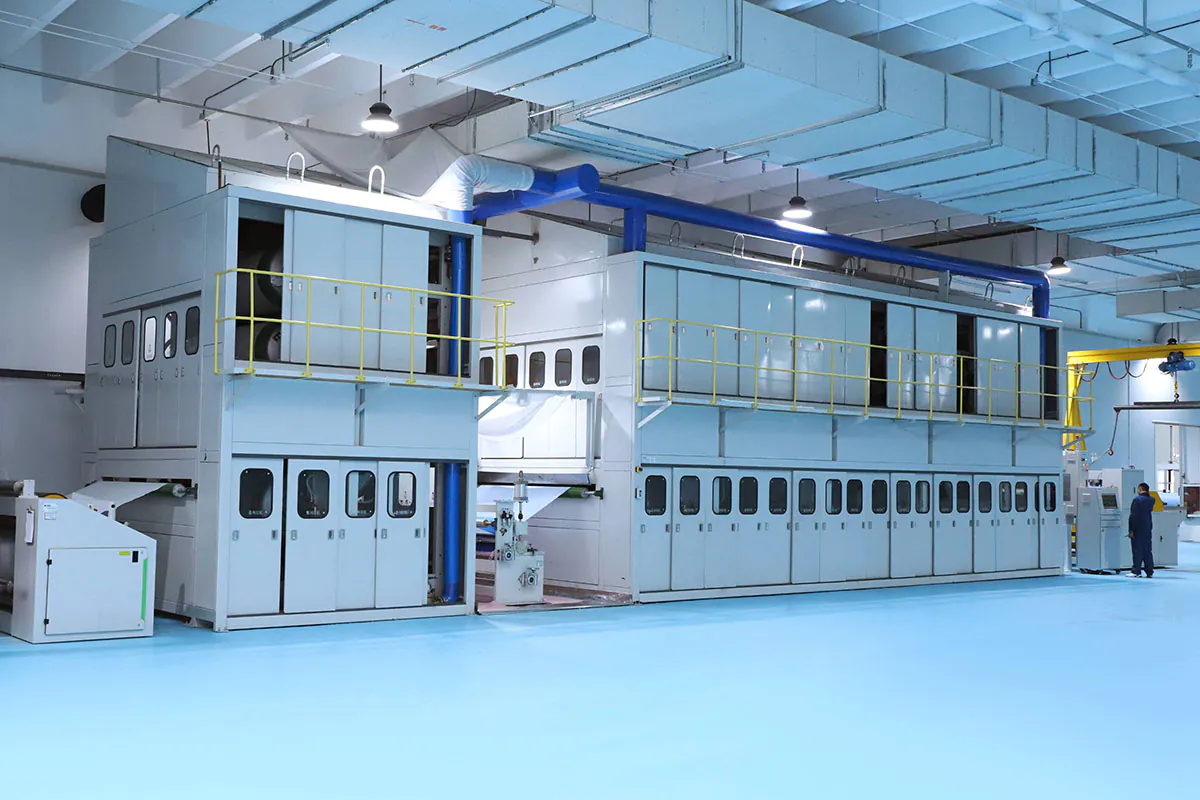 Processus de production de Spunlace