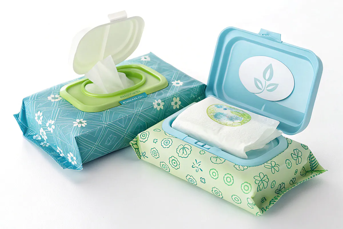Microplastique dans les lingettes pour bébé