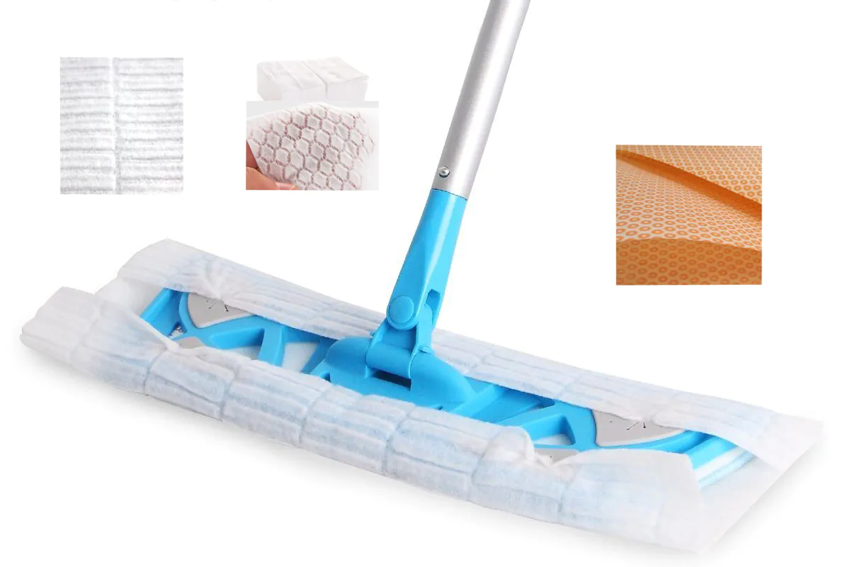 Panos de limpeza secos para chão