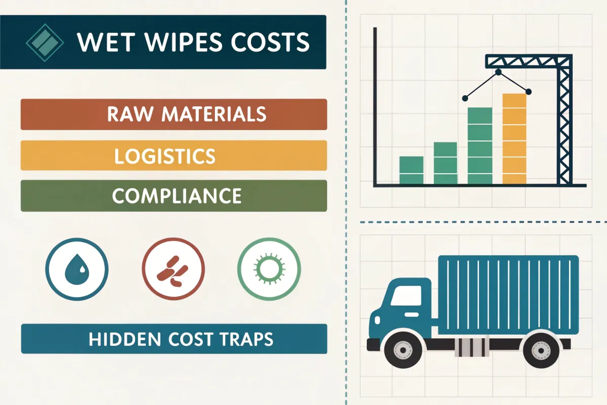ウェットティッシュのコストの内訳
