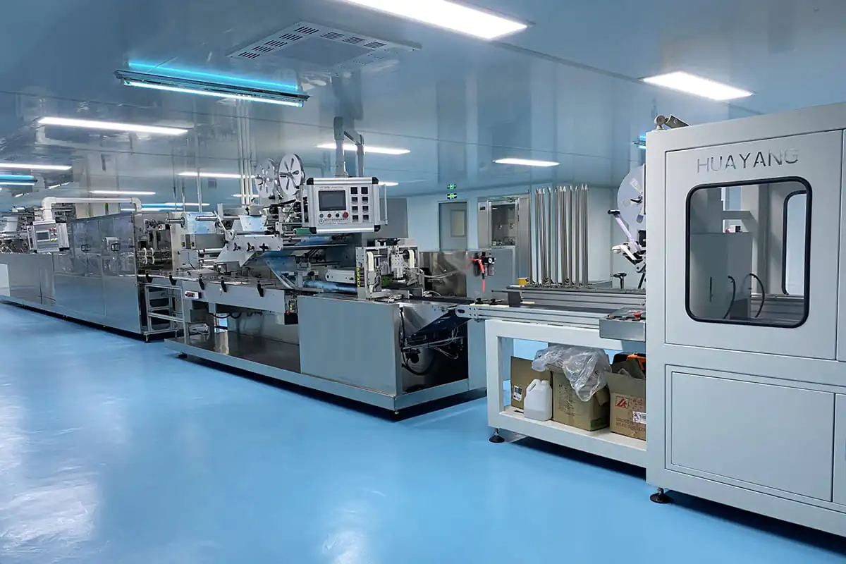 Vollautomatische Produktionslinie 5 nasse Wischtücher 5