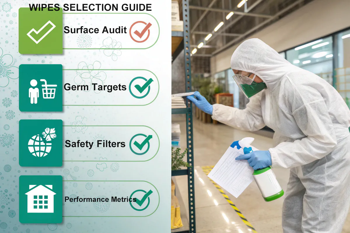 Wipe selection guide